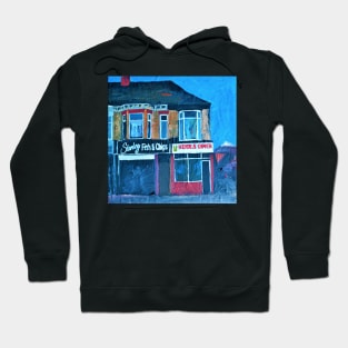 Shop Fronts, Hull, England Hoodie